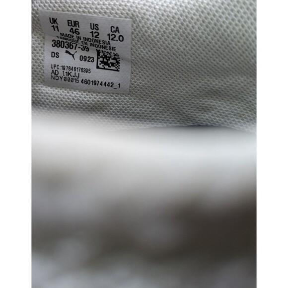 PUMA Mens Pacer Future Sneaker, Bright White-PUMA Mens Black, 12 - Picture 10 of 11